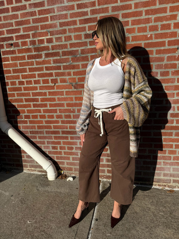 down to earth slouchy cardigan