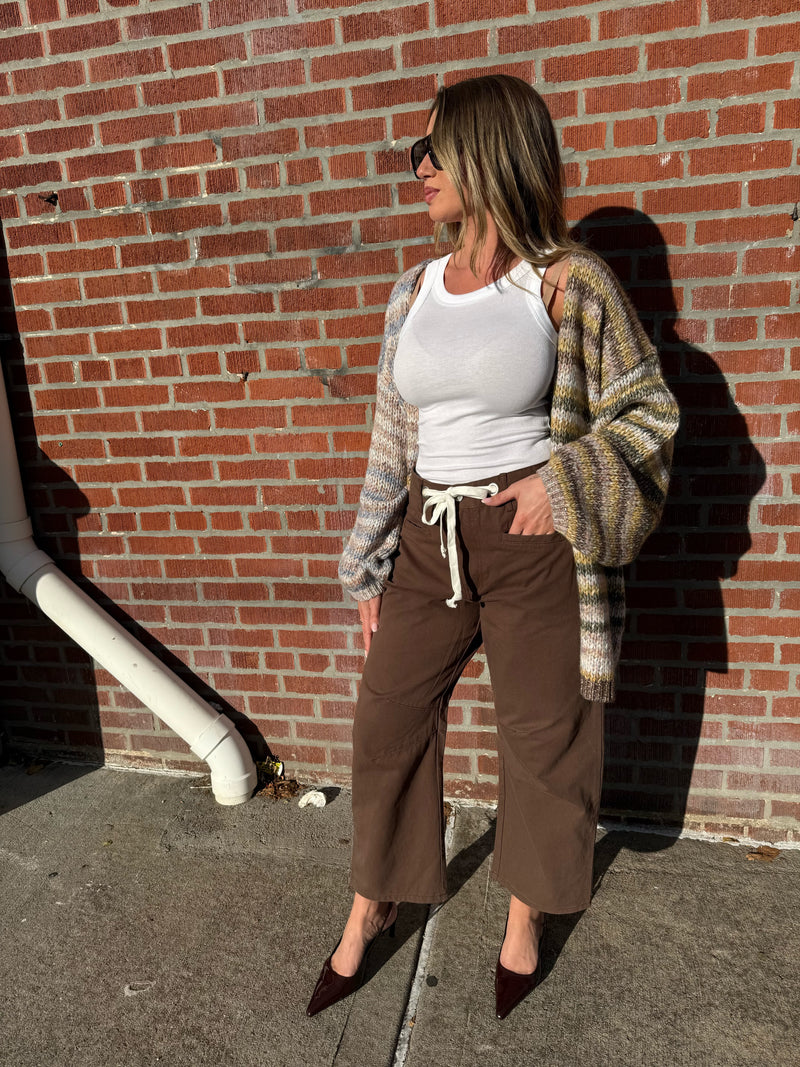 down to earth slouchy cardigan