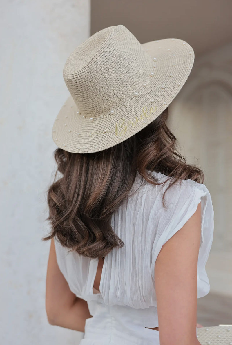 the naturally bridal sun hat