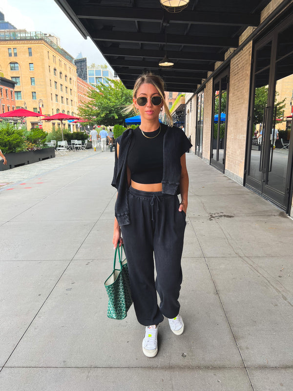 sunday funday sweatpants - black
