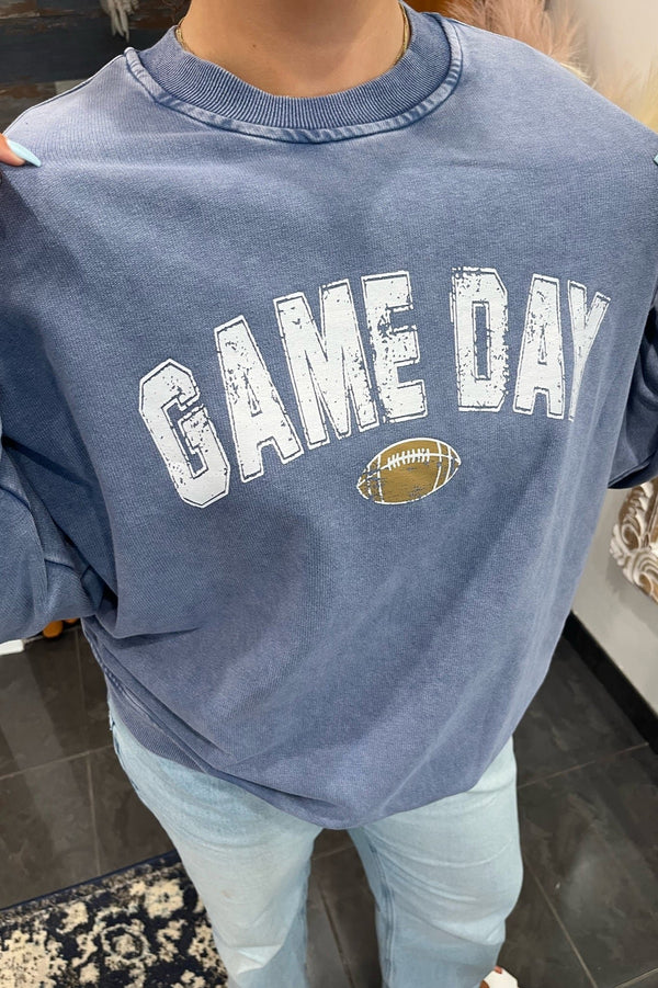 oversized game day sweatshirt