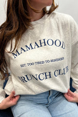 mamahood brunch club sweatshirt