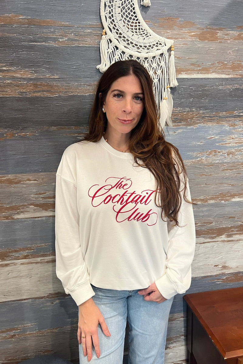 the cocktail club sweatshirt