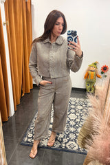 so chic herringbone barrel pants