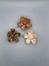 pearl flower hair clip