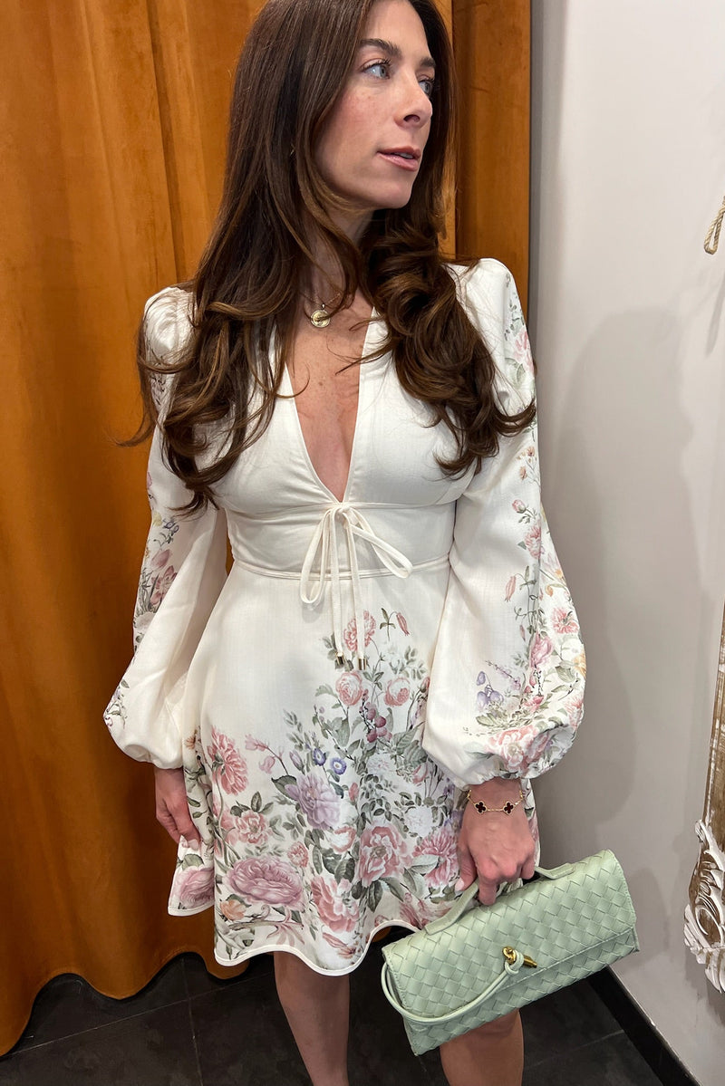 garden party long sleeve dress
