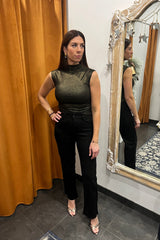 on the rocks shimmer knit top