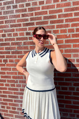 challengers sleeveless tennis polo