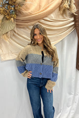 blueberry latte cardigan