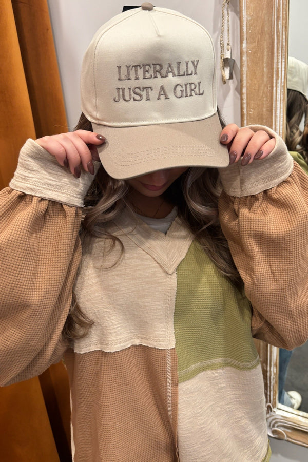 matcha latte oversized knit top
