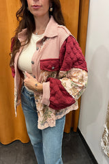 prickly pear quilted jacket