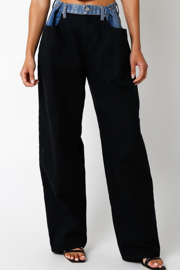 level up two tone pants