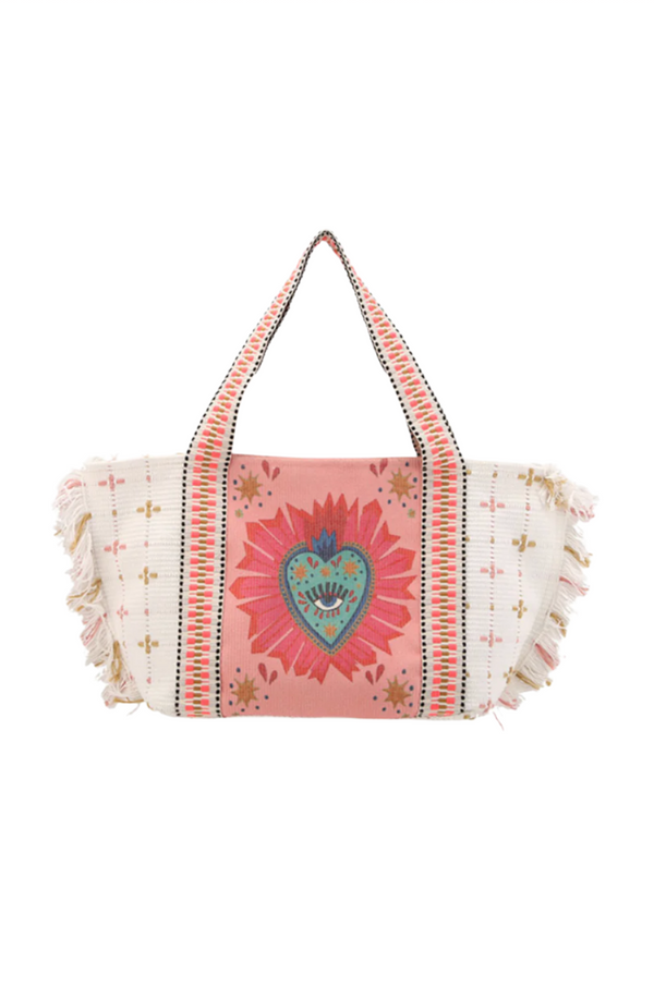 showing hearts tote