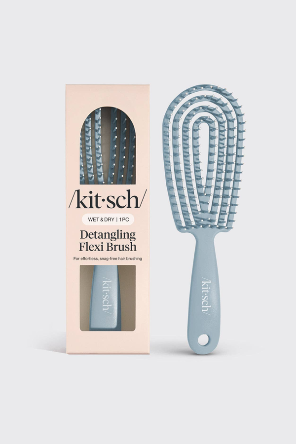 Kitsch Detangling Flexi Brush - Haze Blue