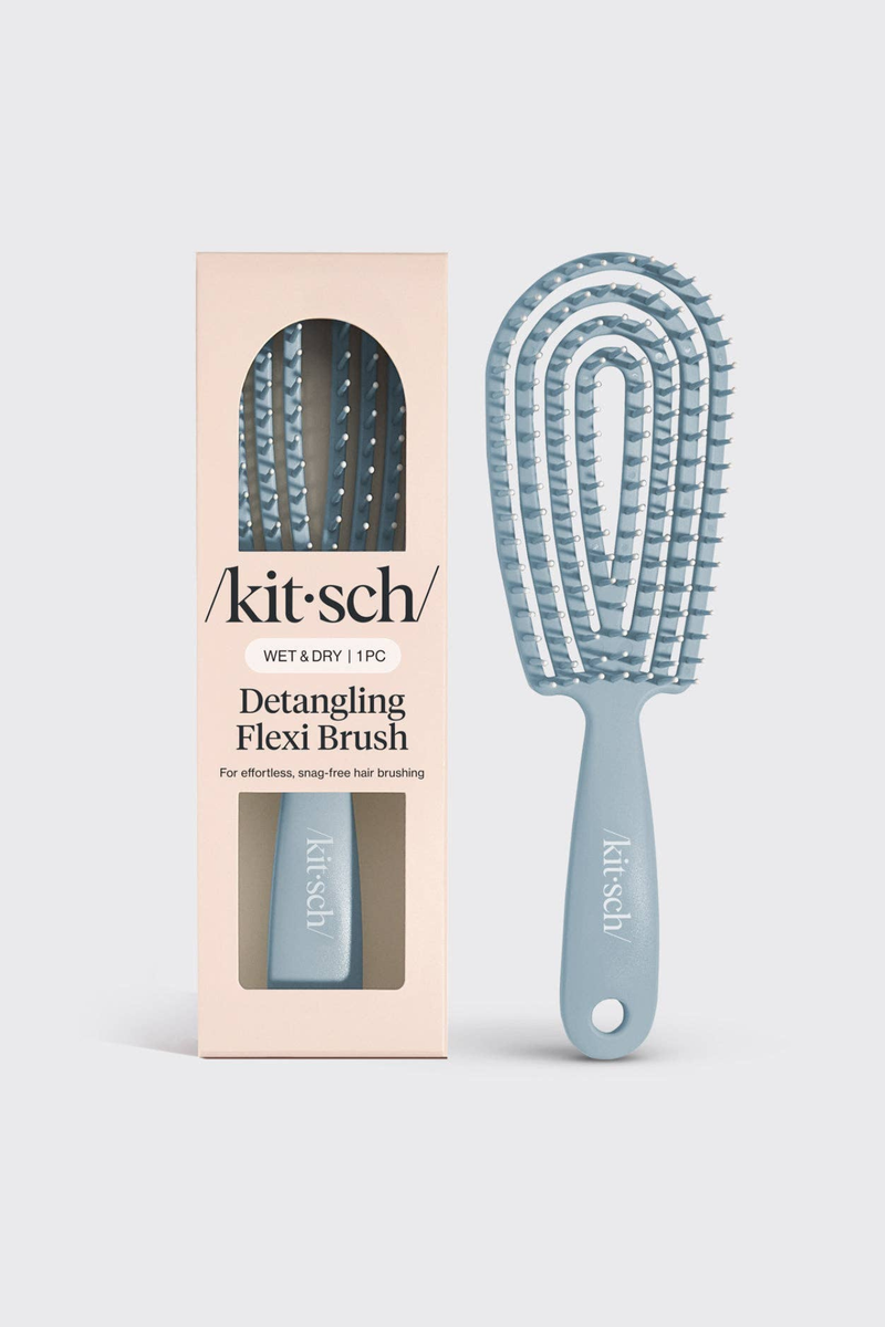 Kitsch Detangling Flexi Brush - Haze Blue