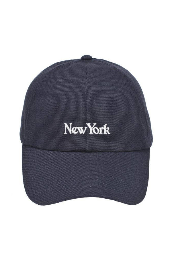 New York Embroidered Hat Baseball Cap: Navy