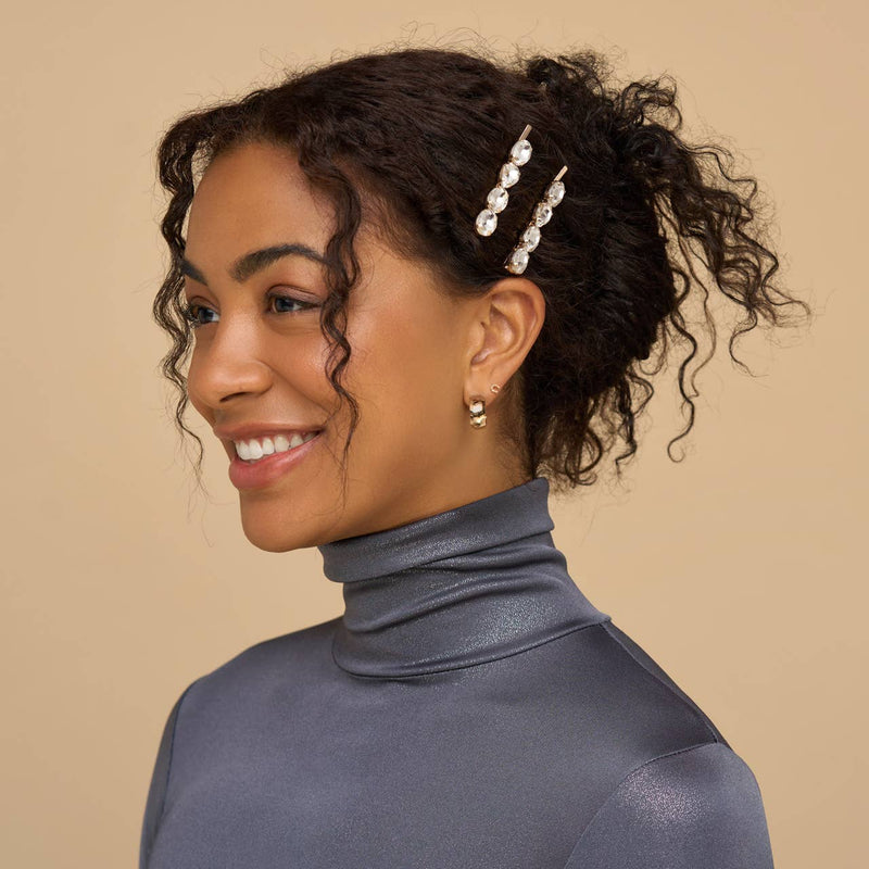 Kitsch Holiday Gemstone Bobby Pins 2pc Set