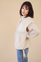 motorsport woven vest- ecru