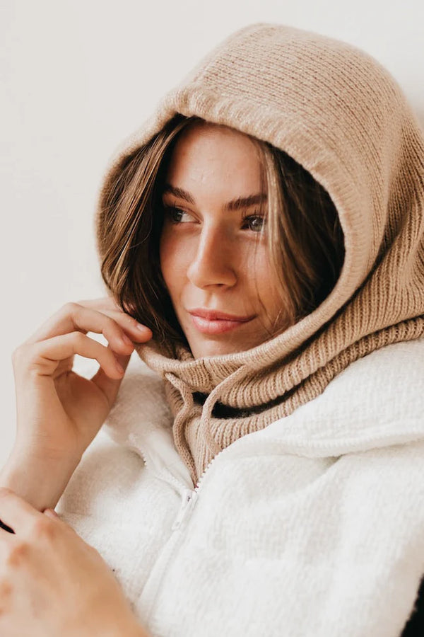 west end balaclava- beige