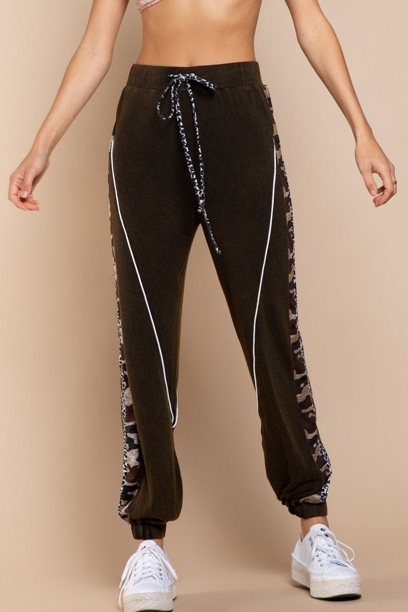 post slope printed sweatpants