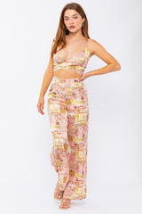 scenes from a postcard wrap top