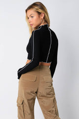 in stitches black top