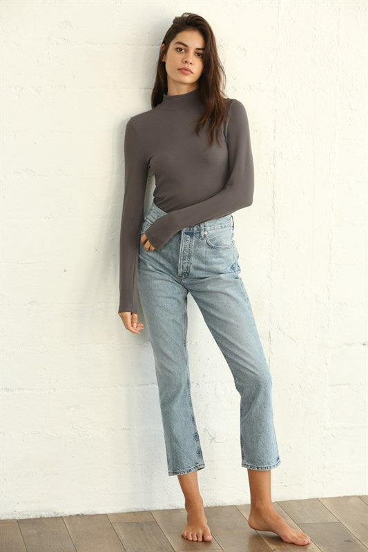 aria ribbed turtleneck
