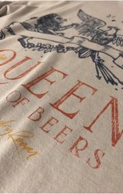 queen of beers oversized tee
